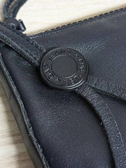 y2k gap leather mini shoulder bag | clutch - good market thrift store