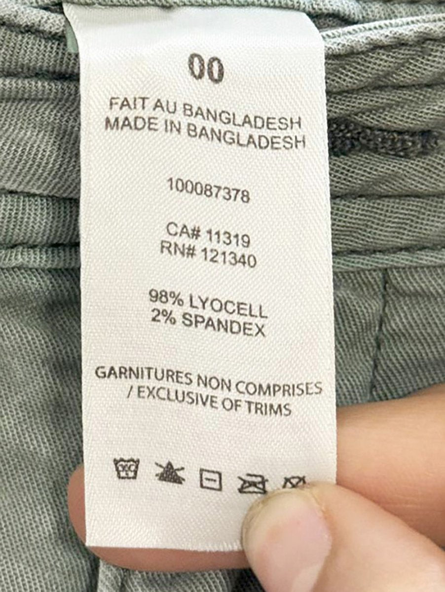 y2k garage chambray straight leg high - rise cargo pants - good market thrift store