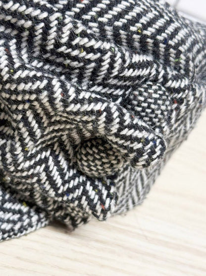 y2k gigi pip wool - blend houndstooth newsboy hat - good market thrift store