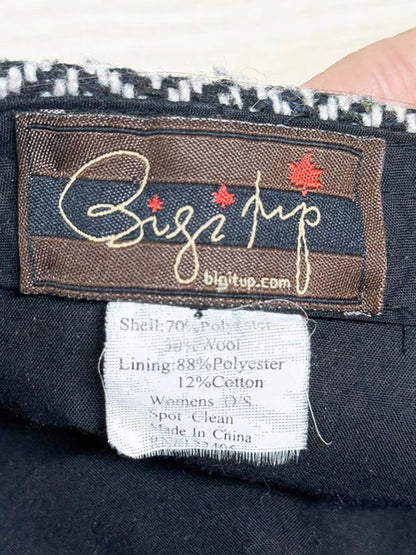 y2k gigi pip wool - blend houndstooth newsboy hat - good market thrift store