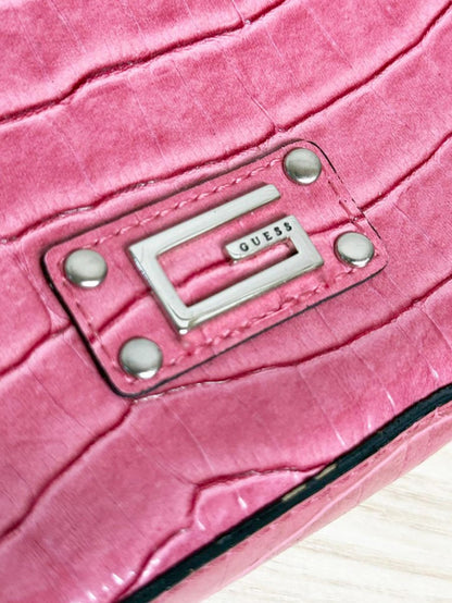 y2k guess faux crocodile mini handbag - good market thrift store
