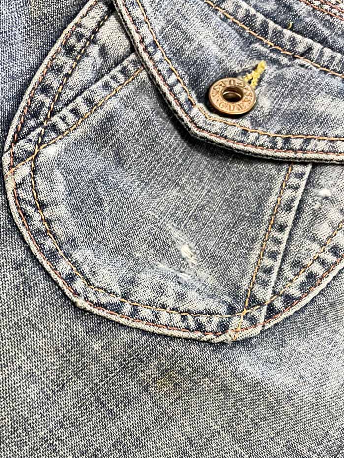 y2k guess soft denim drawstring capris - good market thrift store