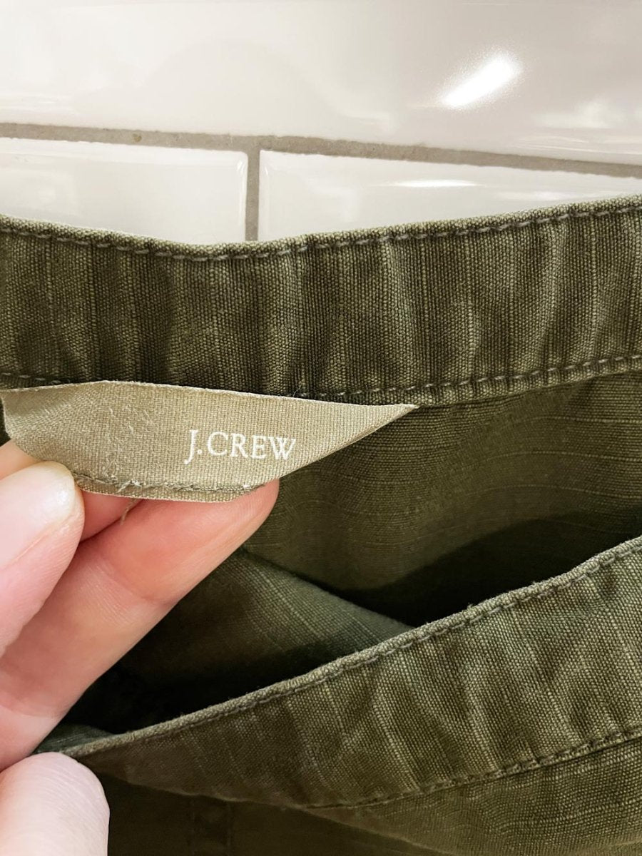 y2k j crew utility front pocket maxi skirt - good market thrift store