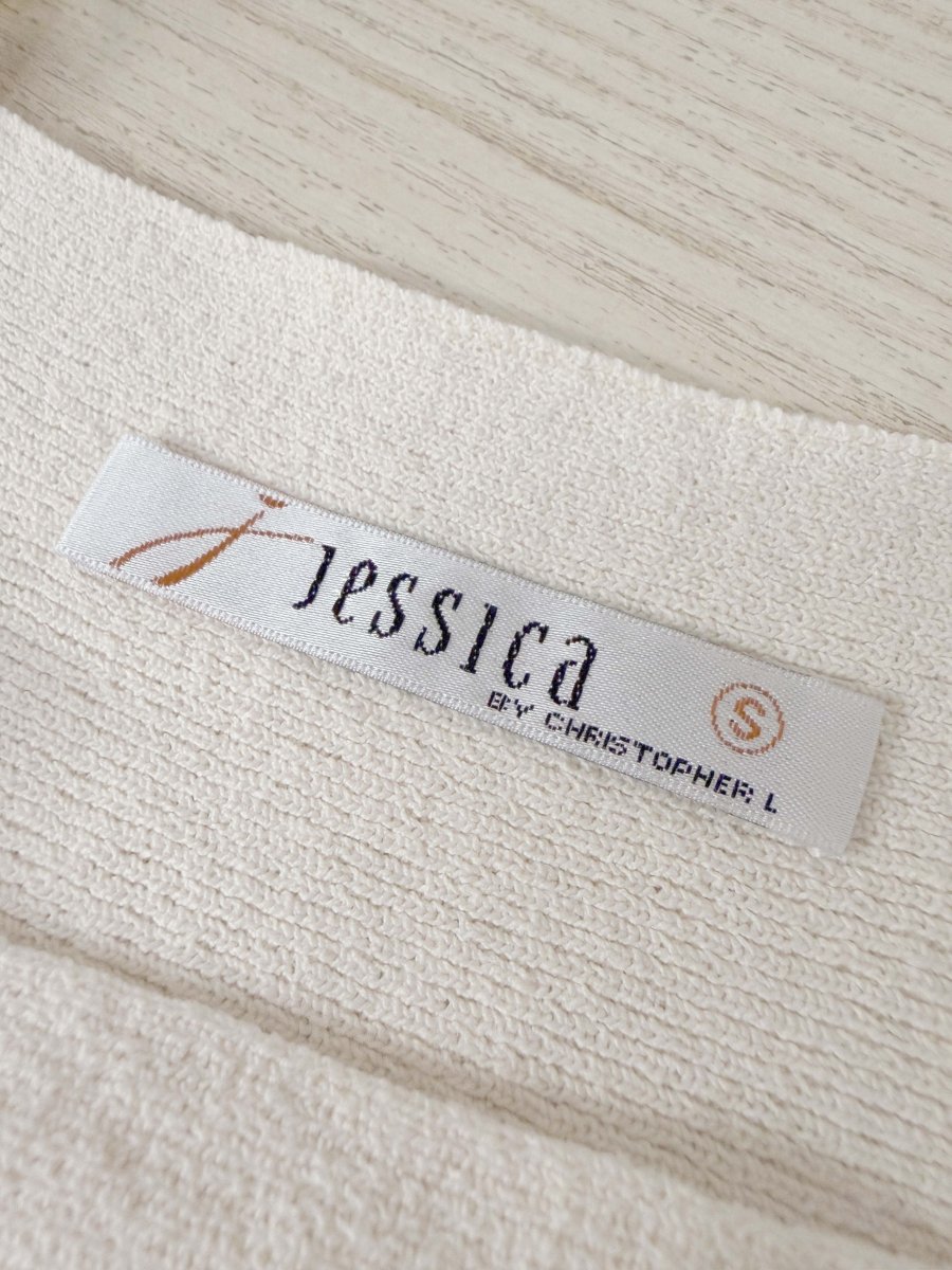 y2k jessica ruffle trim knit tank - good market thrift store