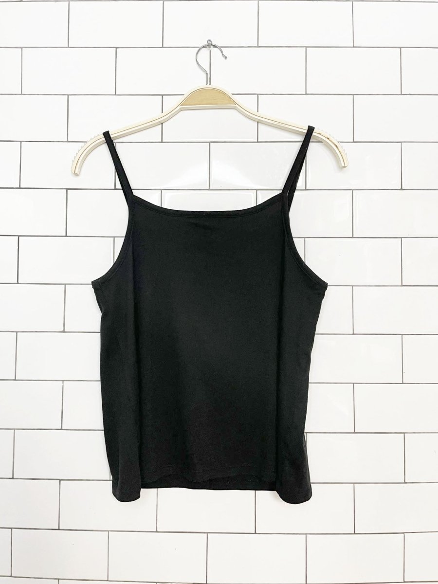 y2k juicy couture bejewelled spell out soft stretchy tank top - good market thrift store