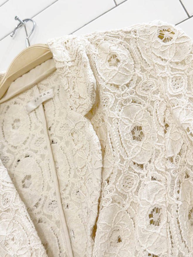 y2k kenar lace blazer - good market thrift store
