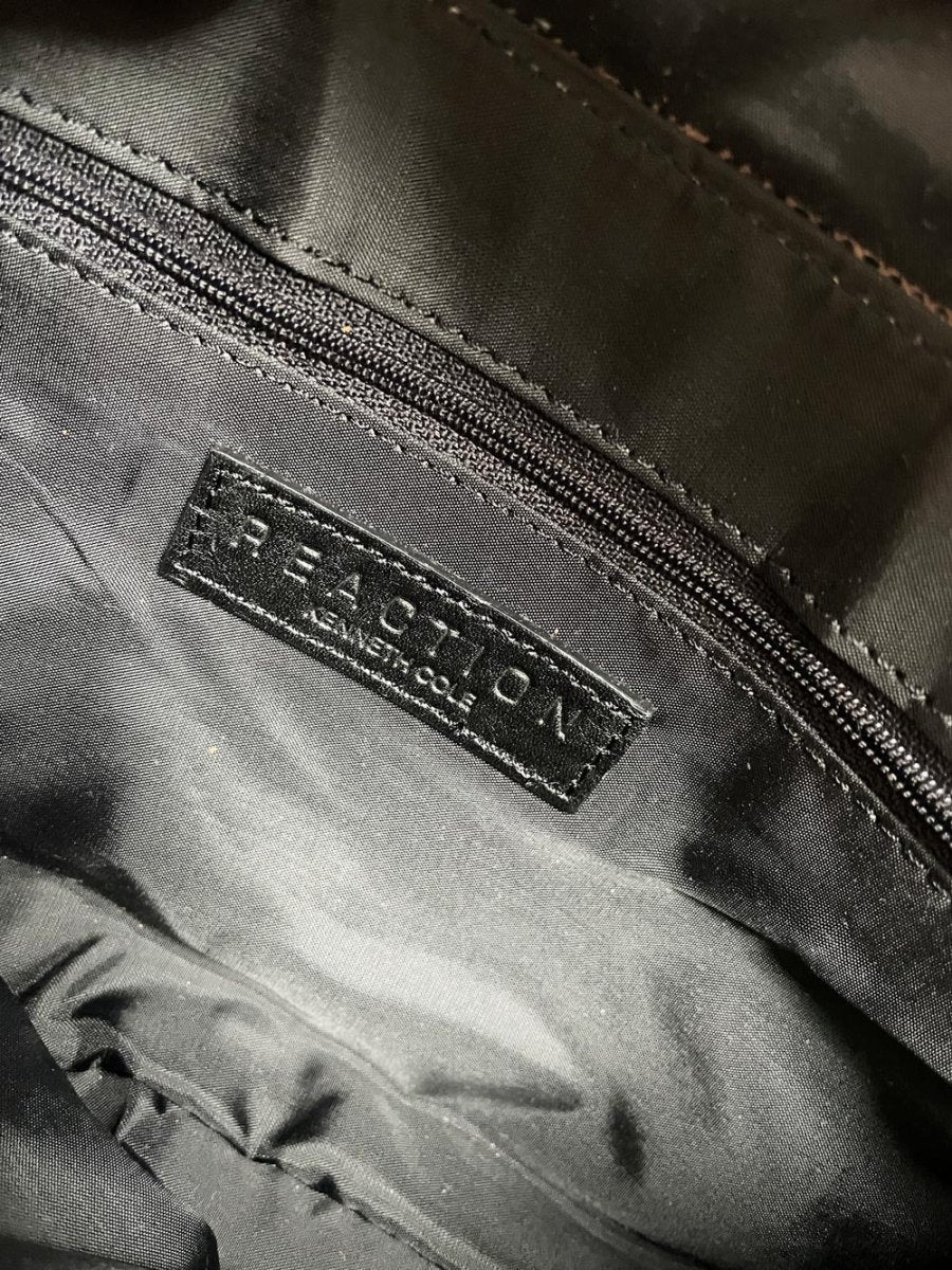 y2k kenneth cole faux snakeskin mini shoulder bag - good market thrift store