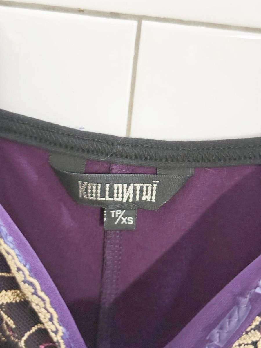 y2k kollontaï bustier lace trim mini slip dress | made in Montreal - good market thrift store