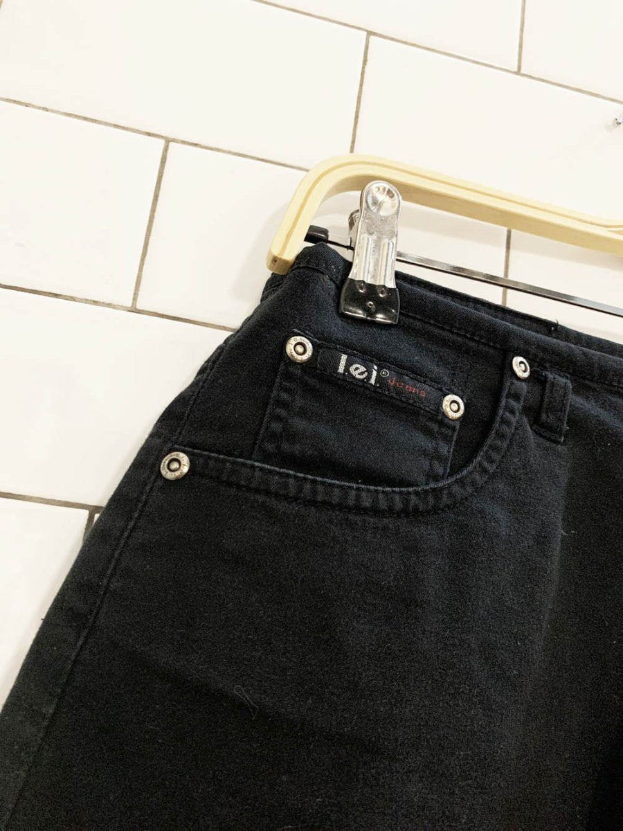 y2k lei low rise no waist denim shorts - good market thrift store