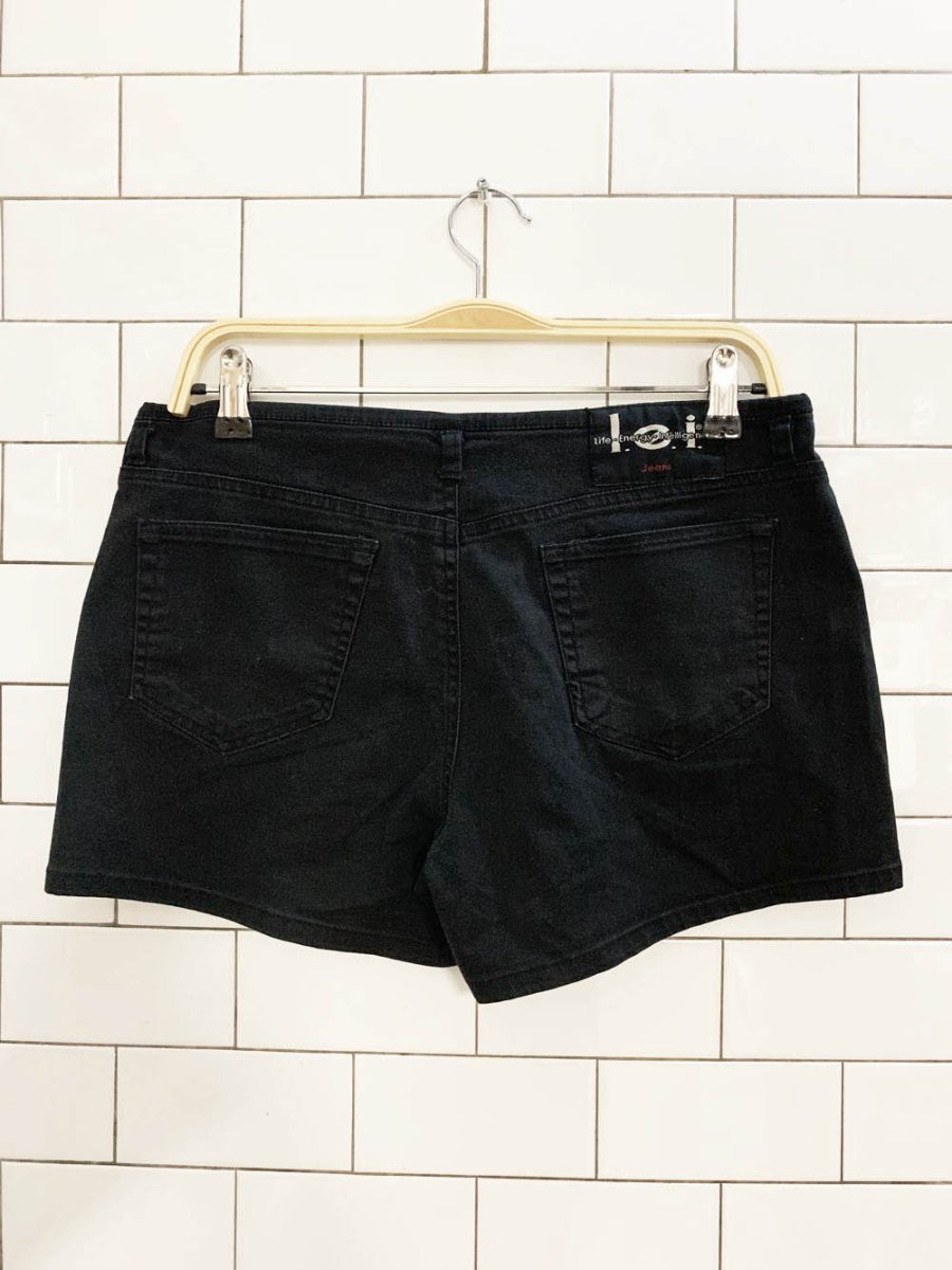 y2k lei low rise no waist denim shorts - good market thrift store