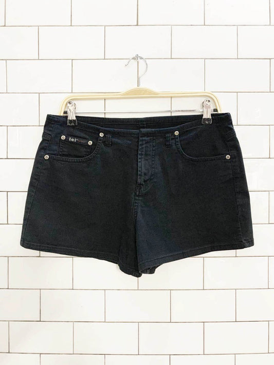 y2k lei low rise no waist denim shorts - good market thrift store
