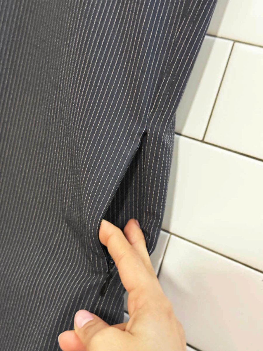 y2k lululemon low rise pinstripe boot cut pants - good market thrift store