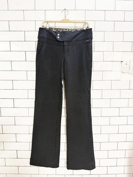 y2k lululemon low rise pinstripe boot cut pants - good market thrift store