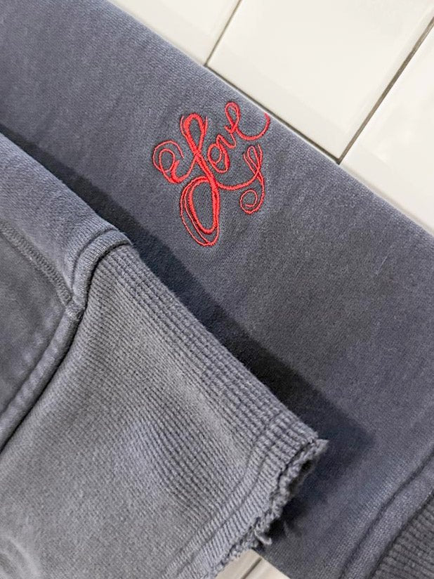 y2k lululemon special edition love embroidered scuba full zip hoodie - good market thrift store