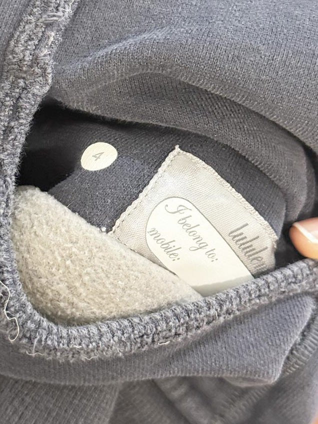 y2k lululemon special edition love embroidered scuba full zip hoodie - good market thrift store