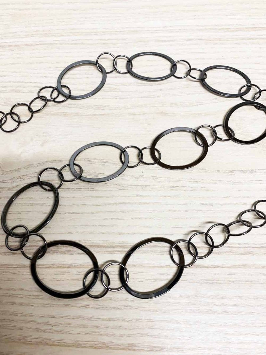 y2k metal chain belt - good market thrift store