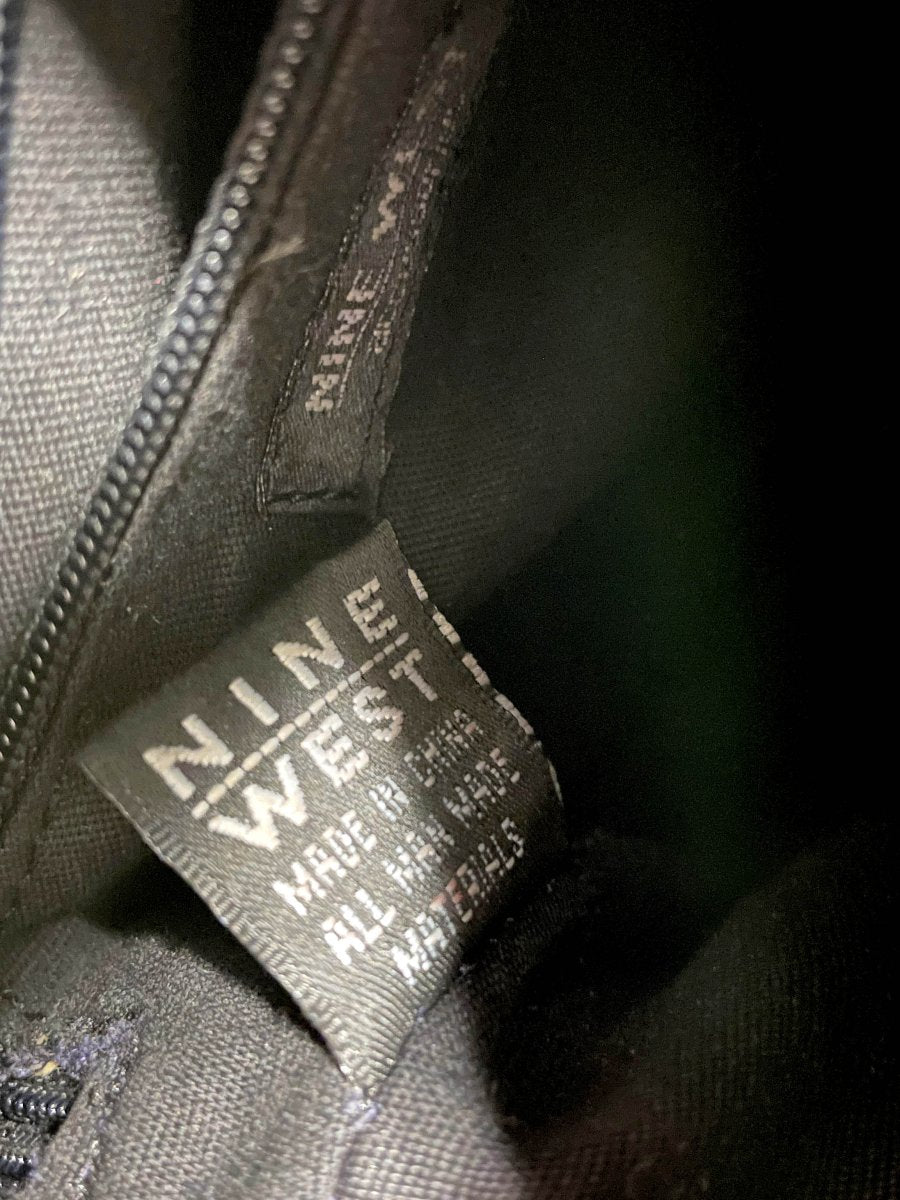 y2k nine west faux crocodile-skin mini shoulder bag - good market thrift store