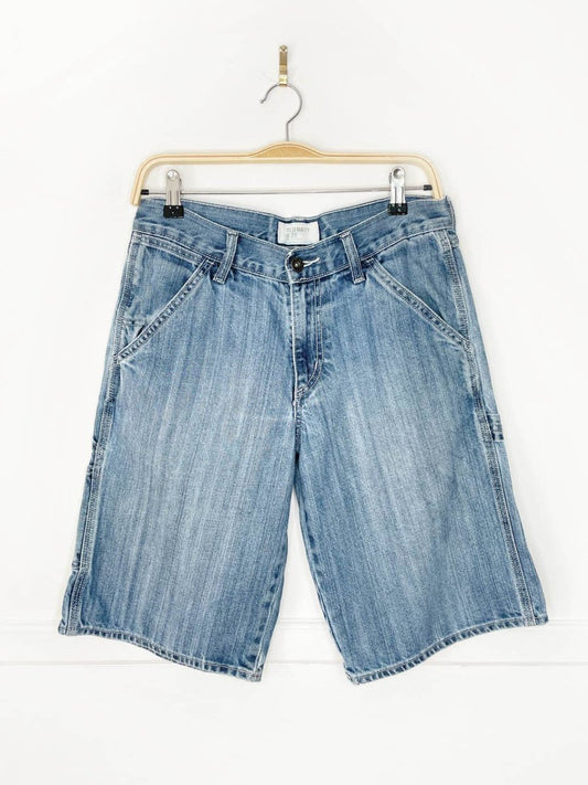y2k old navy bermuda carpenter long denim short - good market thrift store