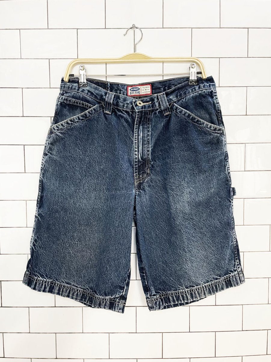 y2k old navy carpenter long denim short - good market thrift store
