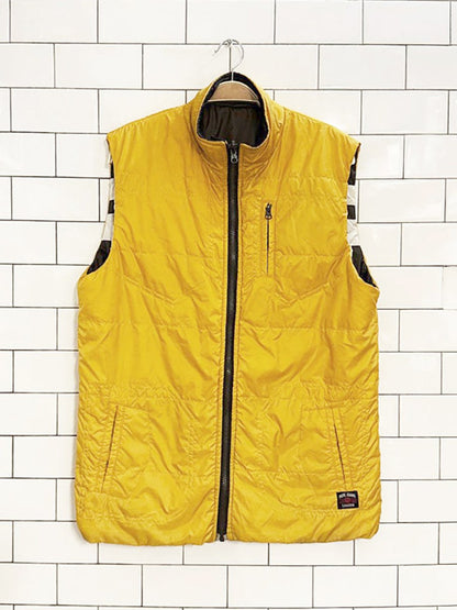 y2k pepe jeans reversible full zip puffer vest - good market thrift store