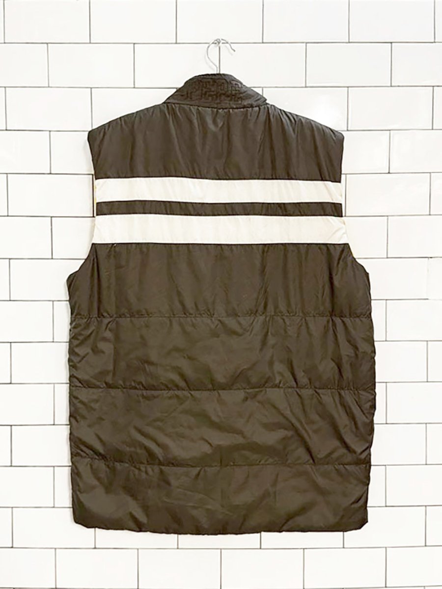 y2k pepe jeans reversible full zip puffer vest - good market thrift store