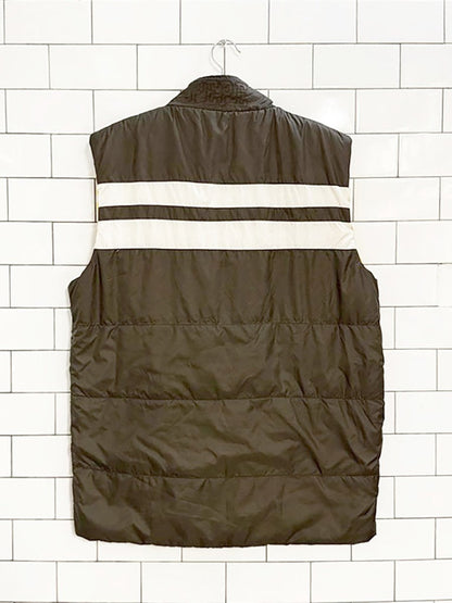 y2k pepe jeans reversible full zip puffer vest - good market thrift store