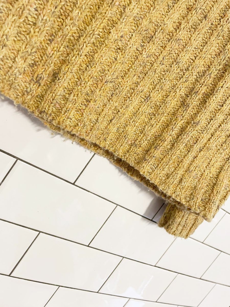 y2k point zero wool - blend chunky rib turtleneck | nicole benisti - good market thrift store