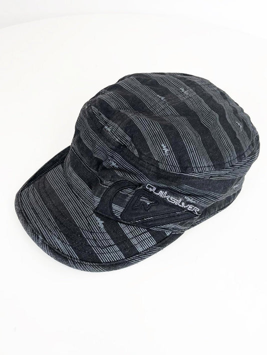 y2k quicksilver roxy striped cadet cap - good market thrift store
