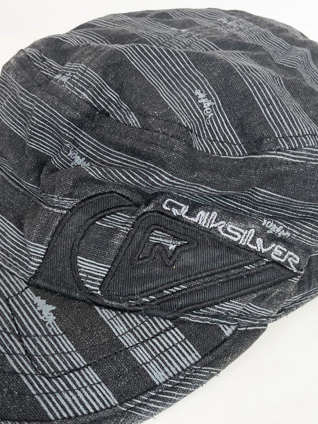y2k quicksilver roxy striped cadet cap - good market thrift store