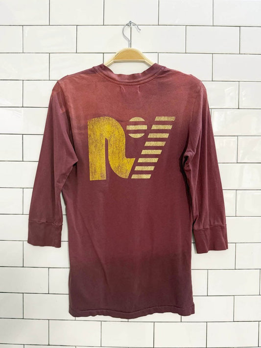 y2k rebel yell billy idol more more more 3/4 sleeve tee - good market thrift store