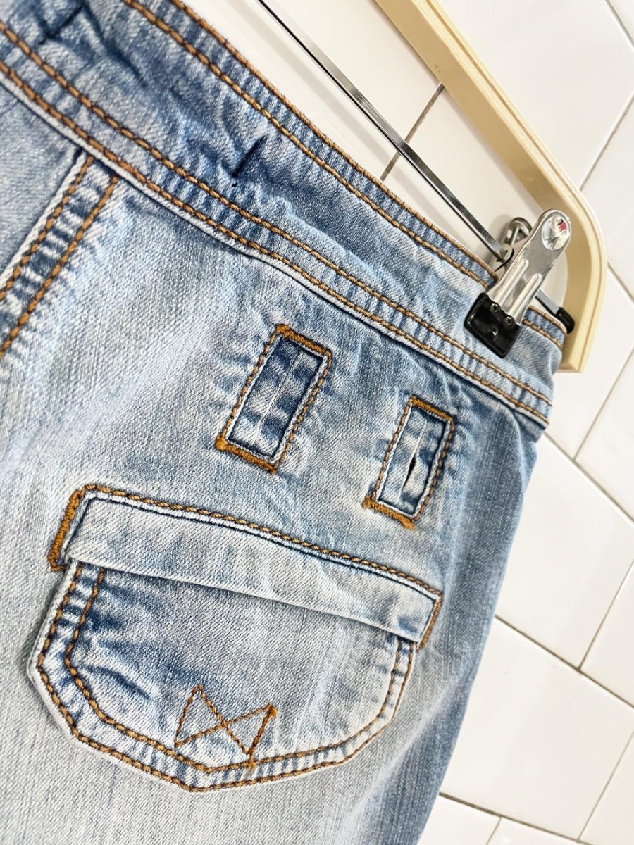 y2k roberto cavalli low rise denim shorts | made in Italy - good market thrift store
