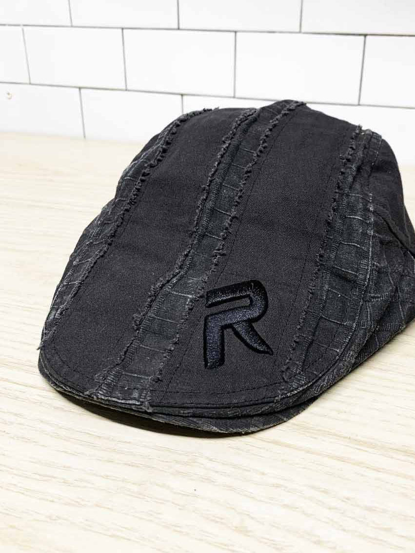 y2k roiko patchwork flat cap - good market thrift store