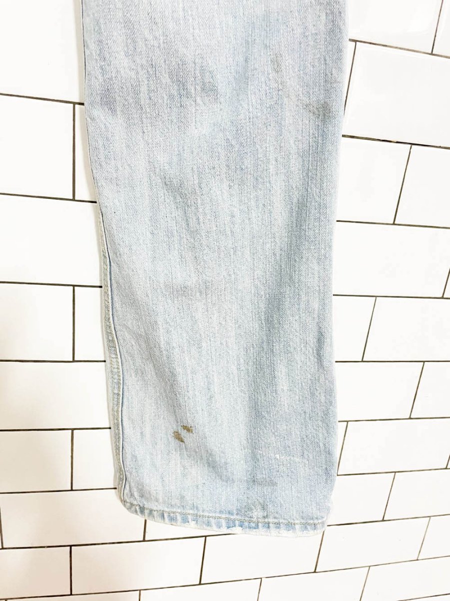 y2k roxy low rise distressed flare leg jeans - good market thrift store