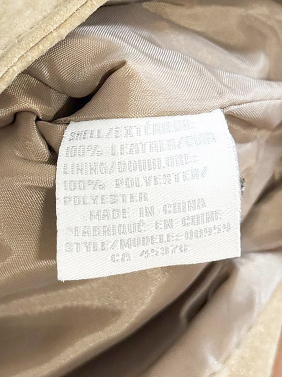 y2k suzy shier suede leather blazer jacket - good market thrift store