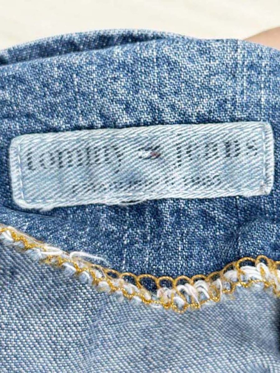y2k tommy hilfiger denim worker tote bag | made in Canada - good market thrift store