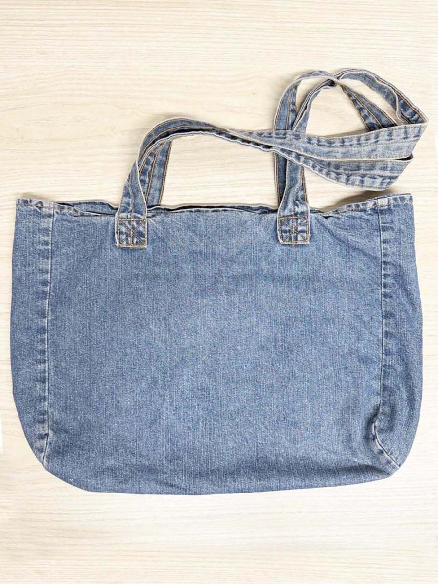y2k tommy hilfiger denim worker tote bag | made in Canada - good market thrift store