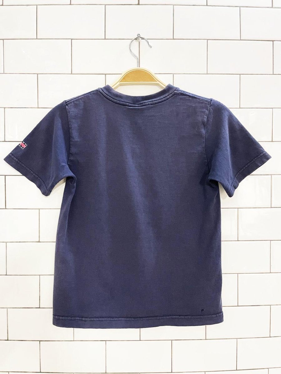 y2k tommy jeans graphic tee | made in USA - good market thrift store