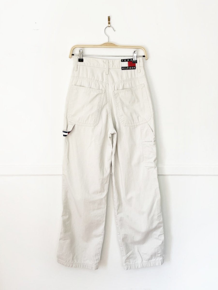y2k tommy jeans soft baggy wide leg carpenter pants | made in canada - good market thrift store