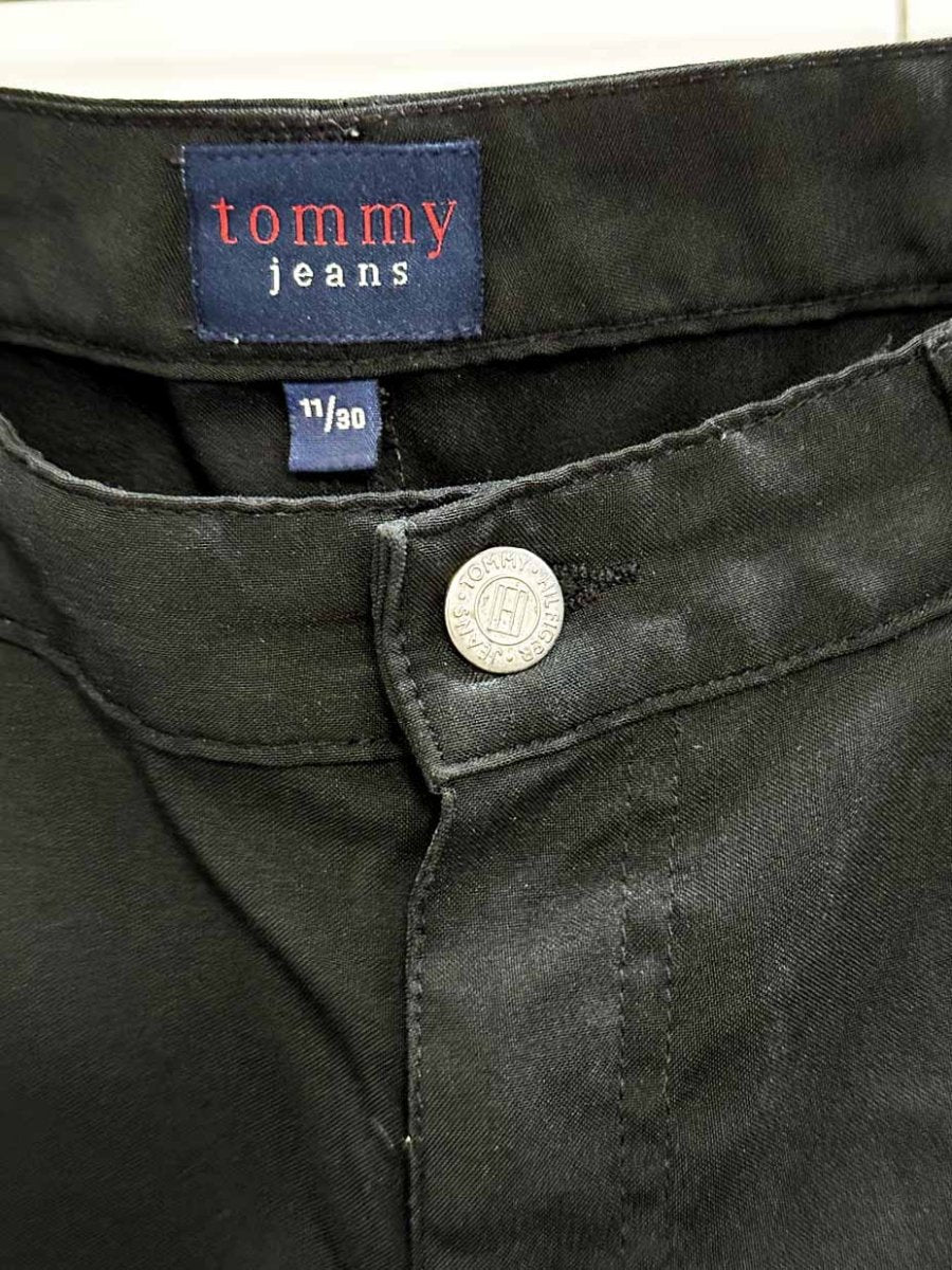 y2k tommy jeans stretchy flare pants | tommy hilfiger - good market thrift store