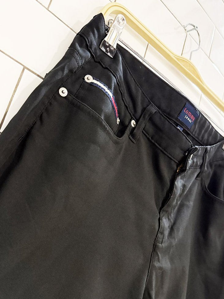 y2k tommy jeans stretchy flare pants | tommy hilfiger - good market thrift store