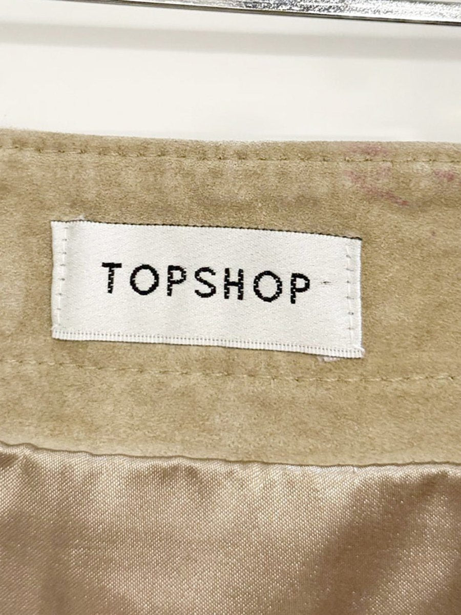y2k topshop suede front tie mini skirt - good market thrift store