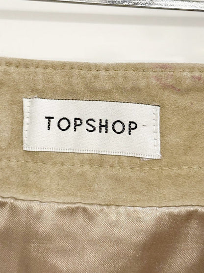 y2k topshop suede front tie mini skirt - good market thrift store