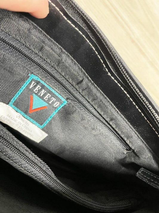 y2k veneto faux leather colour block shoulder bag - good market thrift store