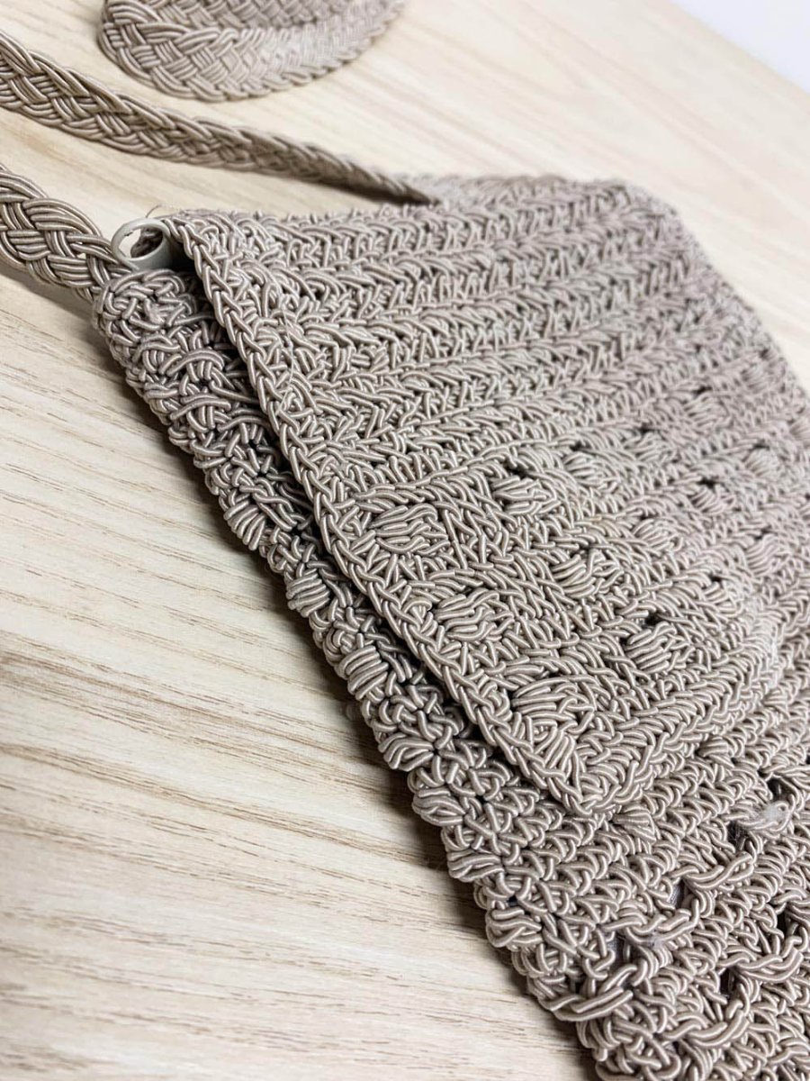 y2k woven mini shoulder bag - good market thrift store