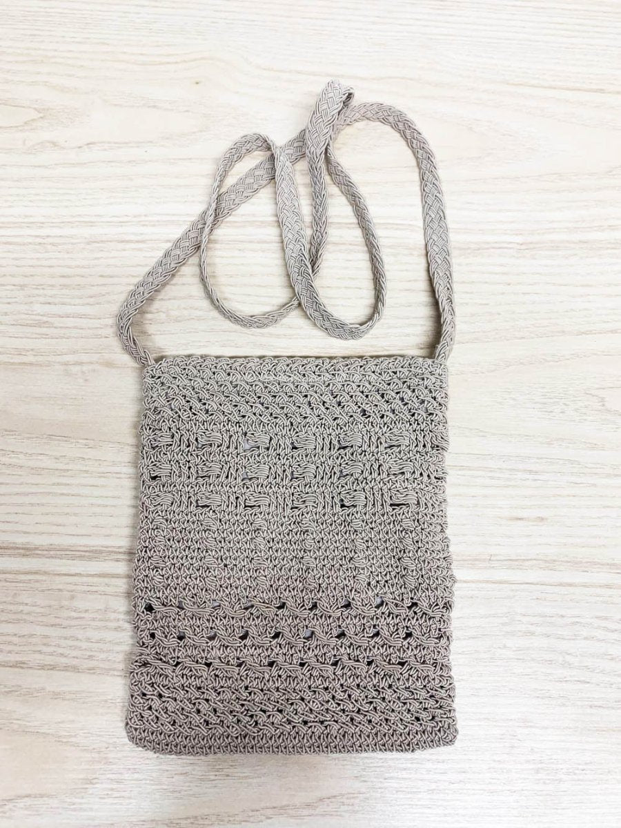 y2k woven mini shoulder bag - good market thrift store