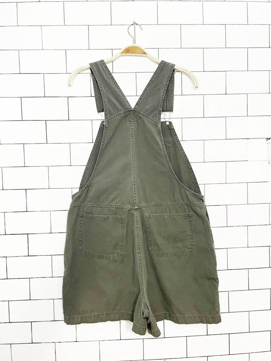 y2k xhileration baggy denim short overalls - good market thrift store