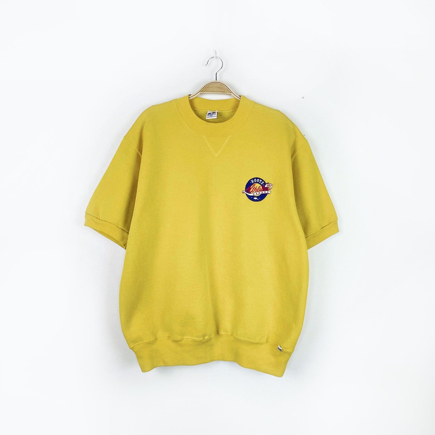 vintage 80s roots russell short sleeve crew