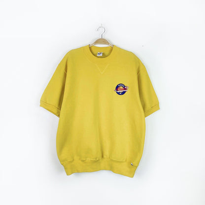 vintage 80s roots russell short sleeve crew