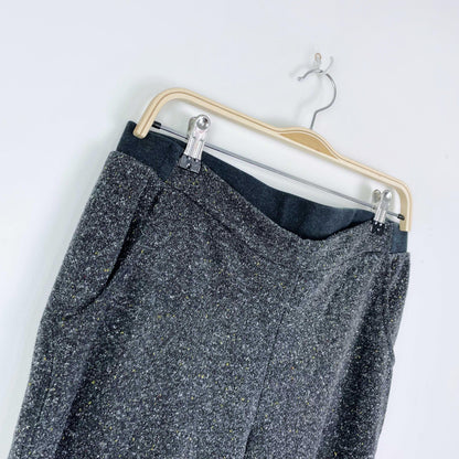 roots yellow pepper flat front trouser sweats - size large