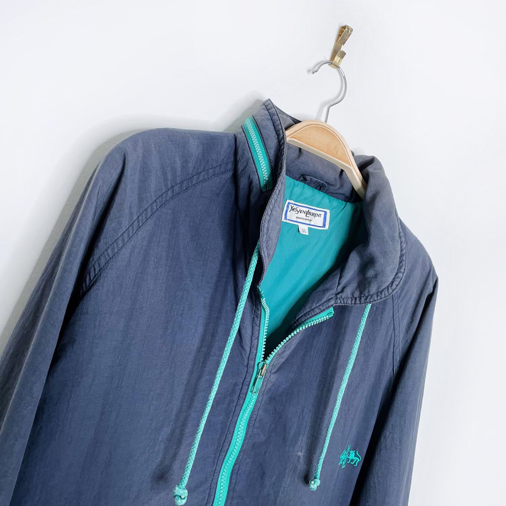 vintage ysl salt-washed sailing jacket